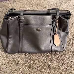 Gray Coach Purse
